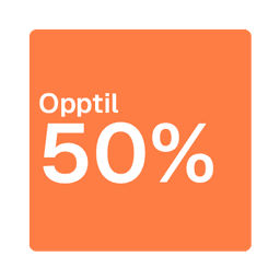Spar opptil 50% på bordekking
