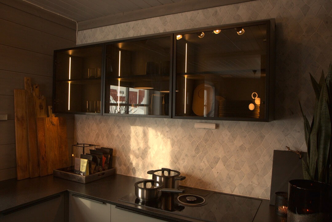 Kjøkkenet er flott utstyrt med kvalitet og eleganse. Foto: Ragnar Hartvig