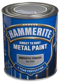Hammerite Smooth Finish Sølvgrå 750ML