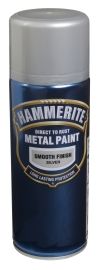 Hammerite Smooth Finish Sølvgrå 400ML
