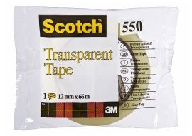 Scotch Tape Transparent 550 12MMX66M