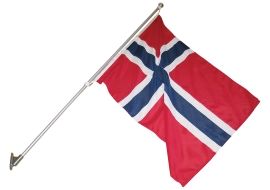NORSK FLAGG FOR BALKONG 150CM