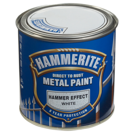 Hammerite Metallmaling Hvit 250ML