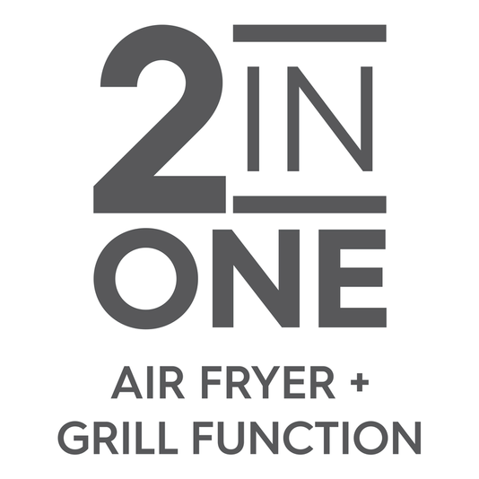 AIRFRYER EASY SILVER 2IN1