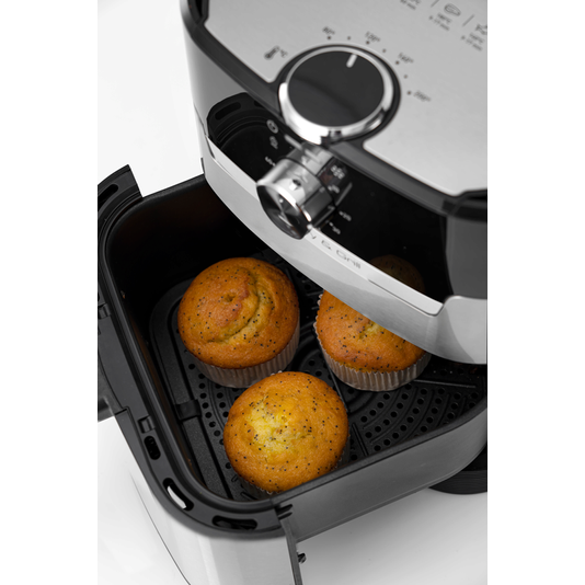 AIRFRYER EASY SILVER 2IN1